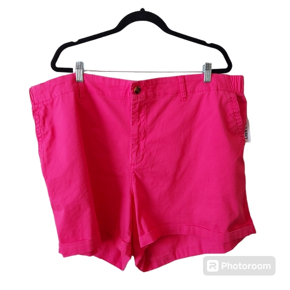 Old Navy Pants - NWT Old Navy Pink OG Chino High-Rise 3.5" Inseam Shorts Size 3X